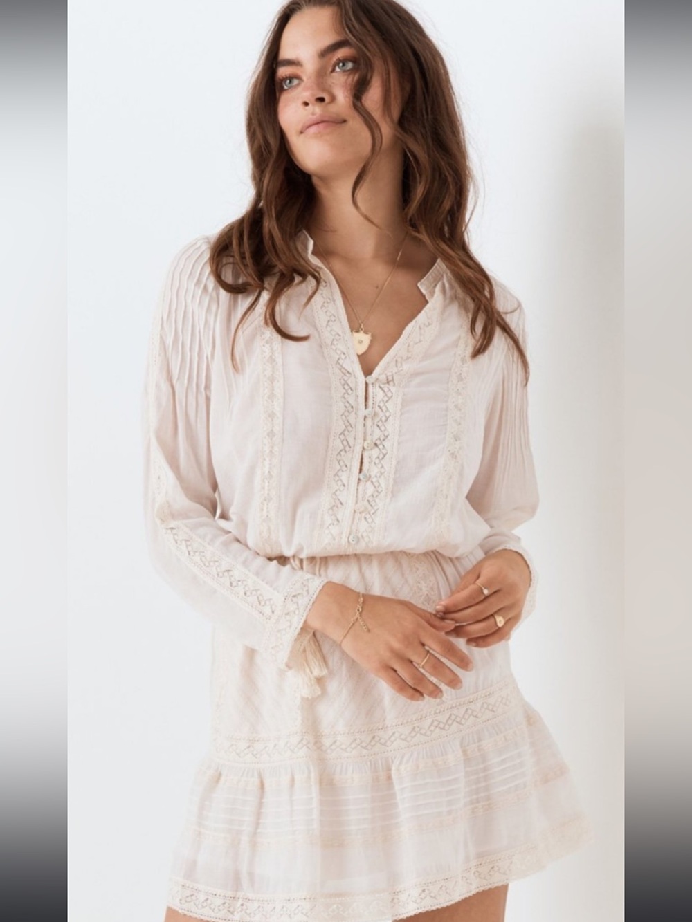 Spell and the Gypsy Cinder blouse button down lace XXL